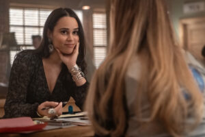 RANSOM CANYON SEASON 2. Marianly Tejada as Ellie in Episode 204 of Ransom Canyon Season 2. Cr. Jeff Neumann/Netflix © 2025